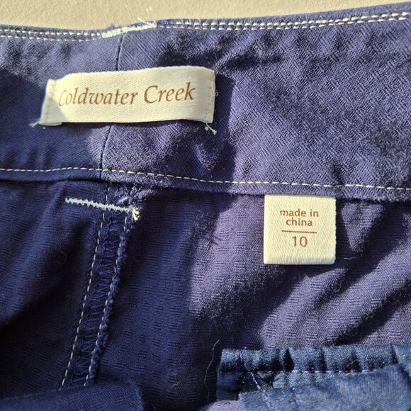 Coldwater creek cargo Capri pants Size 10 - Picture 7 of 7